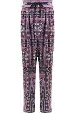 Isabel Marant EVERSON RELAXED PANT WITH PAISLEY PRINT RASPBERRY